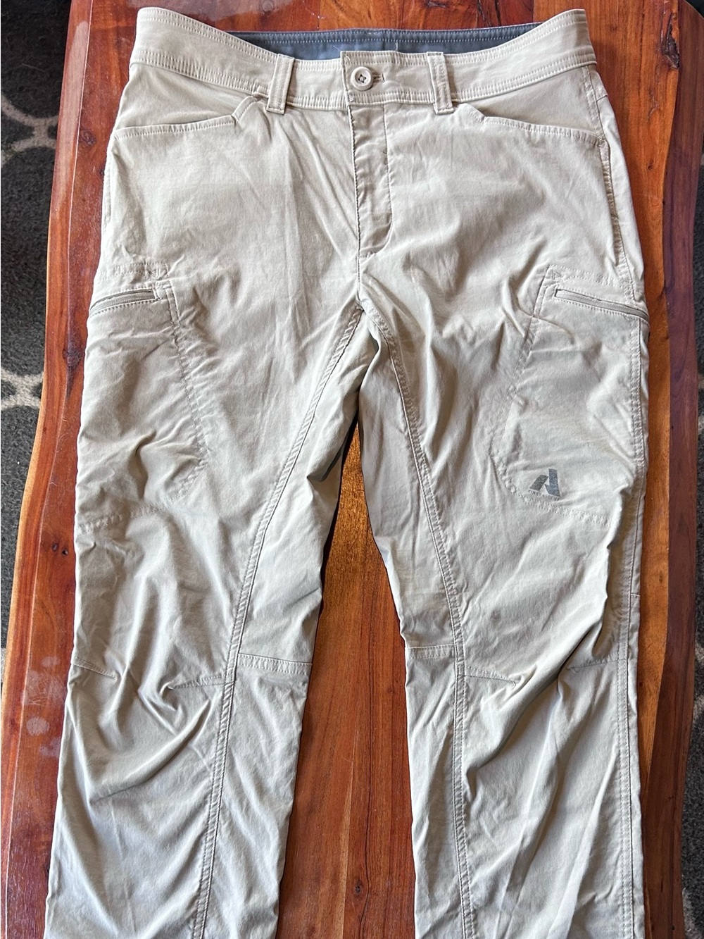 Eddie Bauer First Ascent Guide Pro Pants 35x32 Tan gorpcore